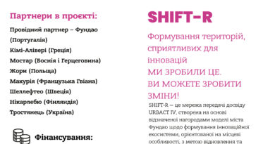 SHIFT-R: європейські міста об’єднують зусилля для посилення інновацій у сільських територіях